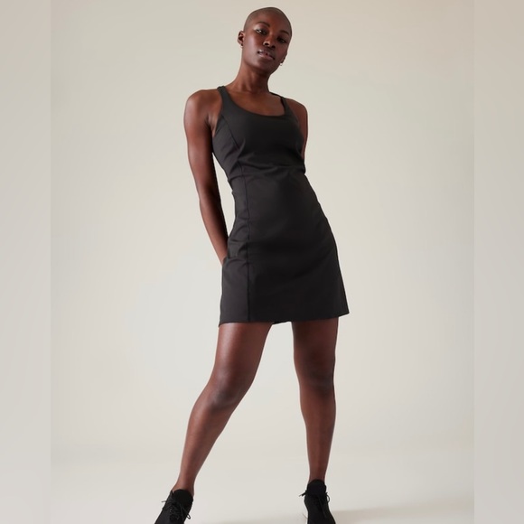 Athleta Dresses & Skirts - NWT-Athleta Black Ultimate Ease Dress, Medium